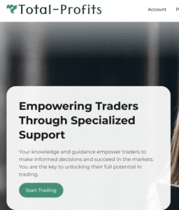 Total-Profits Unauthorized Forex Trading Website